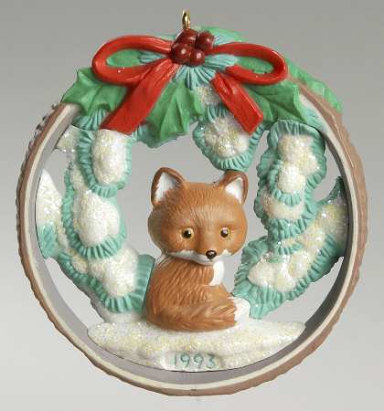 1993 Hallmark Christmas Ornaments Snowy Hideaway - Boxed