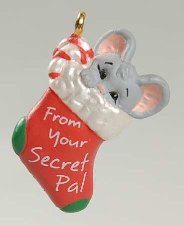 1993 Hallmark Christmas Ornaments Secret Pal - Boxed