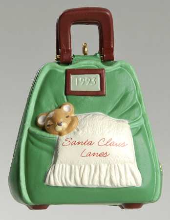 1993 Hallmark Christmas Ornaments Bowlng For Zzz's - Boxed
