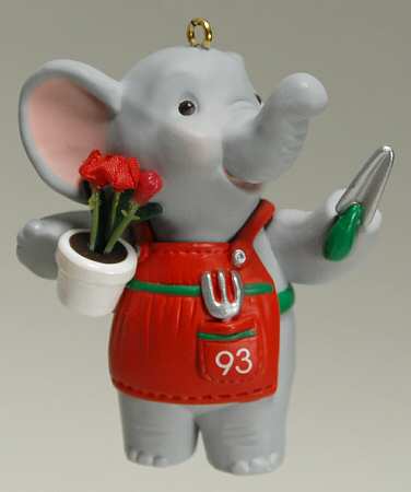 1993 Hallmark Christmas Ornaments Big On Gardening - Boxed