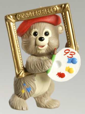 1993 Hallmark Christmas Ornaments Beary Gifted - Boxed