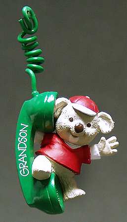 1993 Hallmark Christmas Ornaments Grandson - Boxed