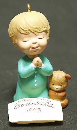 1993 Hallmark Christmas Ornaments God Child - With Box 108
