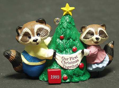 1993 Hallmark Christmas Ornaments Our First Christmas Together - Boxed