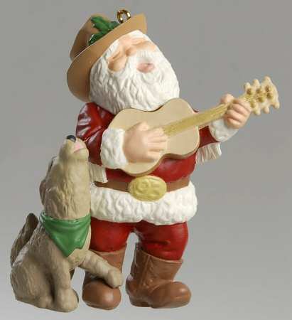 1993 Hallmark Christmas Ornaments Howling Good Time - Boxed