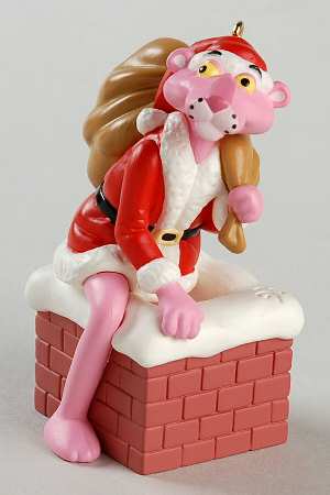 1993 Hallmark Christmas Ornaments The Pink Panther - Boxed