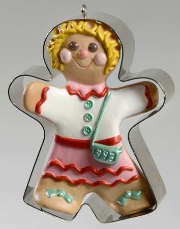 1993 Hallmark Christmas Ornaments Clever Cookie - Boxed