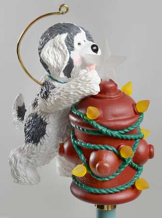 1993 Hallmark Christmas Ornaments Dog's Best Friend - Boxed