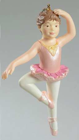 1993 Hallmark Christmas Ornaments On Her Toes - Boxed