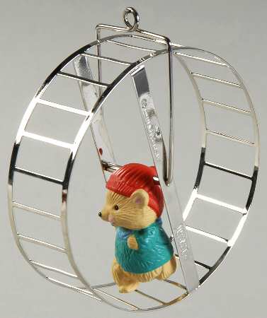 1993 Hallmark Christmas Ornaments Big Roller - With Box