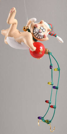 1994 Hallmark Christmas Ornaments Feline Of Christmas - Boxed