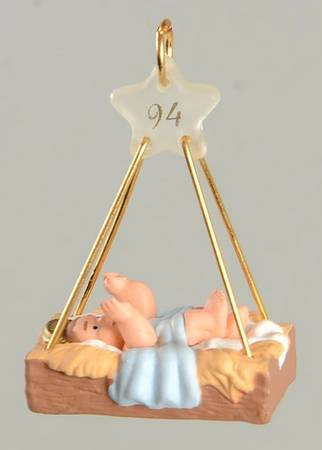 1994 Hallmark Christmas Ornaments Love Was Born - Boxed