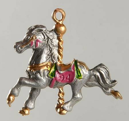 1994 Hallmark Christmas Ornaments Graceful Carousel Horse - Boxed