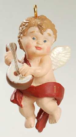 1994 Hallmark Christmas Ornaments Melodic Cherub-Miniature - Boxed