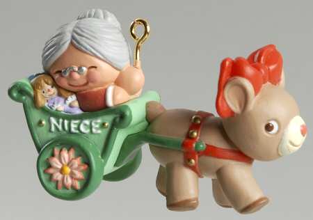 1994 Hallmark Christmas Ornaments Niece - Boxed
