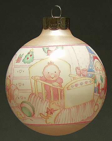 1994 Hallmark Christmas Ornaments Baby's 1st Christmas-Girl - No Box