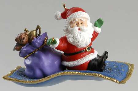 1994 Hallmark Christmas Ornaments Magic Carpet Ride - Boxed
