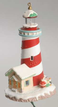 1994 Hallmark Christmas Ornaments Candy Cane Lookout - Boxed
