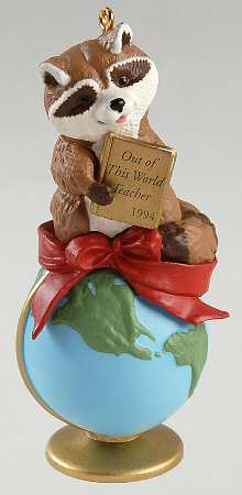 1994 Hallmark Christmas Ornaments Out Of This World Teacher - Boxed