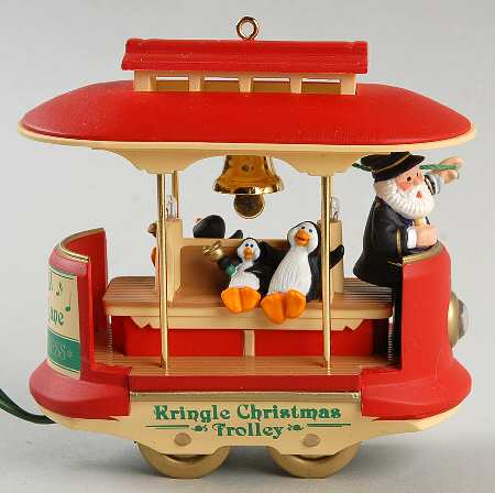 1994 Hallmark Christmas Ornaments Kringle Trolley - Boxed