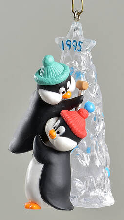 1995 Hallmark Christmas Ornaments Friendly Boost - Boxed