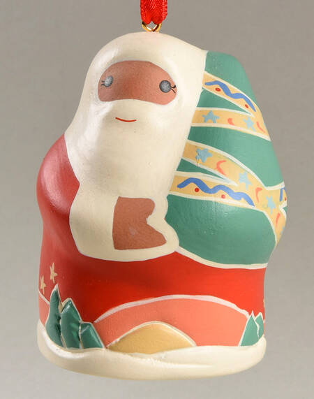 1995 Hallmark Christmas Ornaments Jolly Santa-Showcase - Boxed