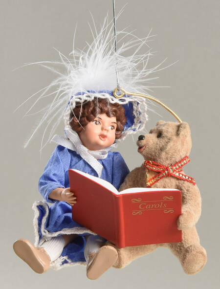 1995 Hallmark Christmas Ornaments Beverly & Teddy - With Box