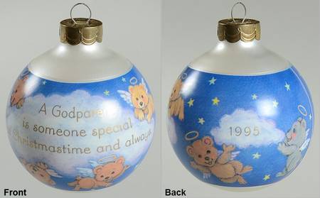 1995 Hallmark Christmas Ornaments Godparent - Boxed