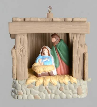 1995 Hallmark Christmas Ornaments Starlit Nativity - Boxed