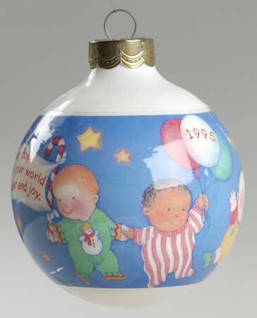 1995 Hallmark Christmas Ornaments Baby's First Christmas-Boy - Boxed