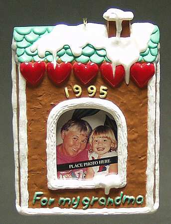 1995 Hallmark Christmas Ornaments For My Grandma - With Box