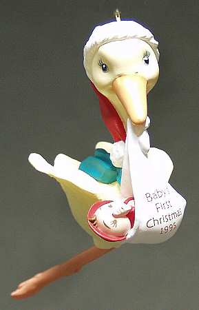 1995 Hallmark Christmas Ornaments Baby's First Christmas - Boxed
