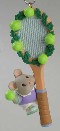 1995 Hallmark Christmas Ornaments Tennis, Anyone - Boxed