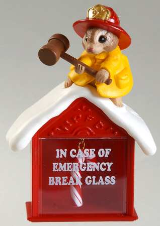 1995 Hallmark Christmas Ornaments North Pole 911 - Boxed