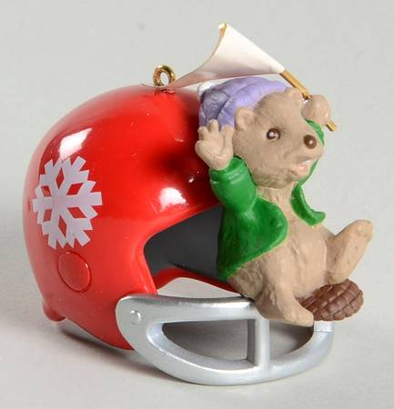 1995 Hallmark Christmas Ornaments Faithful Fan - Boxed