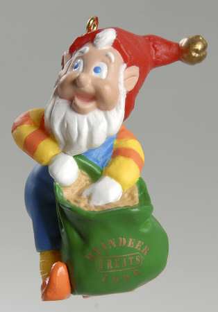 1996 Hallmark Christmas Ornaments Rudolph's Helper-Miniature - Boxed