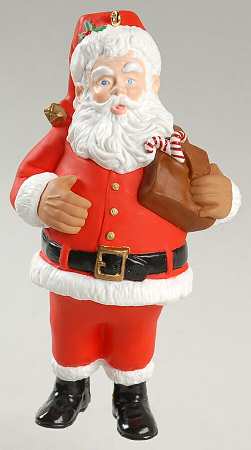 1996 Hallmark Christmas Ornaments Santa - Boxed