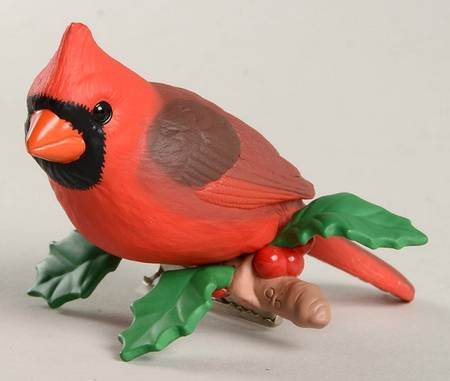 1996 Hallmark Christmas Ornaments Regal Cardinal - With Box 53