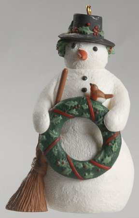 1996 Hallmark Christmas Ornaments Christmas Snowman - Boxed