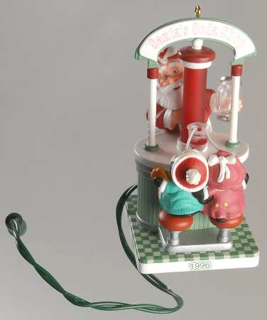 1996 Hallmark Christmas Ornaments Sharing A Soda - Boxed