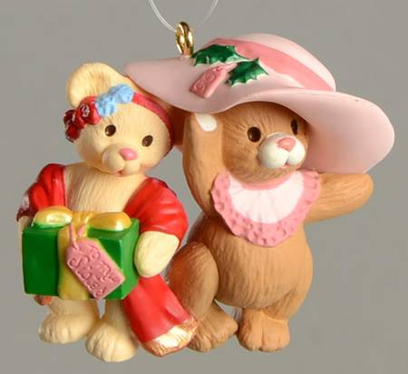 1996 Hallmark Christmas Ornaments Sister To Sister - Boxed