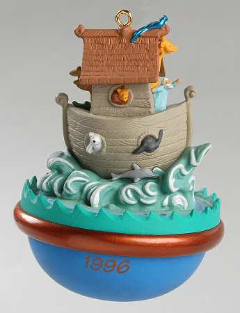 1996 Hallmark Christmas Ornaments Jolly Wolly Ark - Boxed