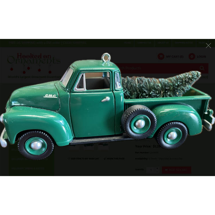 All American Trucks 1953 Gmc Truck-Green-Repaint-Limited Ed - With Box