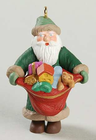 Centuries of Santa-Miniature Centuries Of Santa -With Bag - Boxed