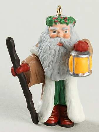 Centuries of Santa-Miniature Centuries Of Santa-Lantern - Boxed