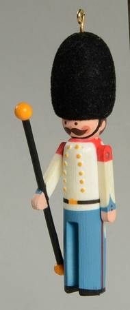 Clothespin Soldier British Soldier - With Box