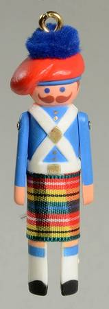 Clothespin Soldier Scottish Highlander - Boxed