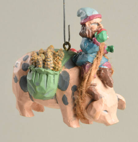 Folk Art Americana Going To Town - Boxed
