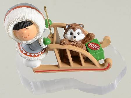 Frosty Friends 1989-Sled-10th Edition - Boxed