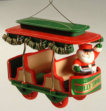 Here Comes Santa 1982-Jolly Trolley - Boxed